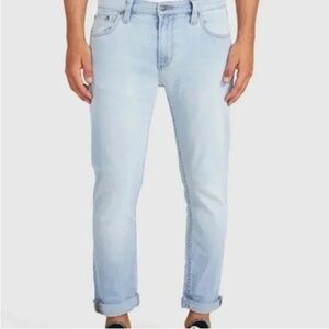 Rollas' Rollies Slim Rolled Light Wash Blue Skinny Jeans Size 33